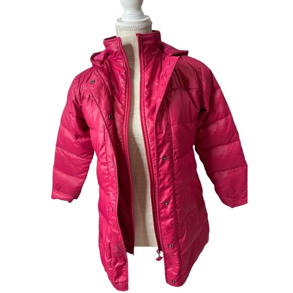 Appaman Burgundy Hooded Puffer Jacket Size 10 For Kids With Quilted Design & Zip - Picture 6 of 14
